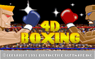 4D Boxing - Title screen (PC)